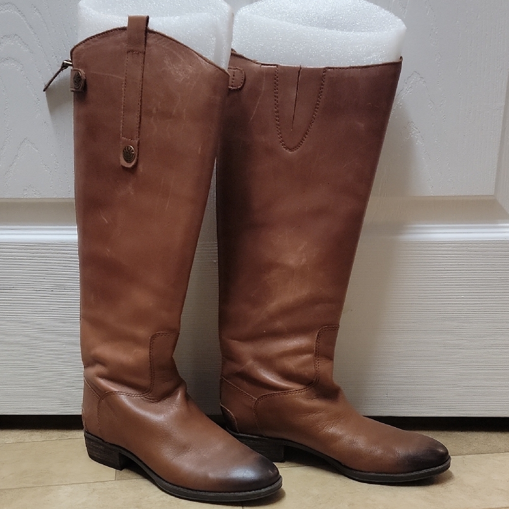 Sam Edelman Tan Leather Boots